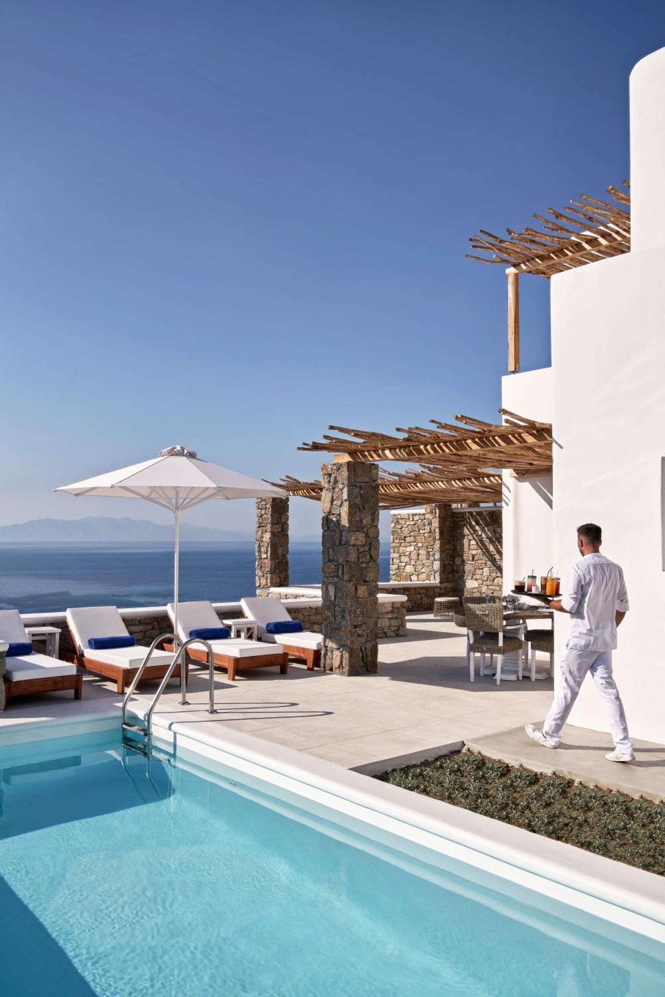 Katikies Villas Mykonos Elia  Exteriör bild