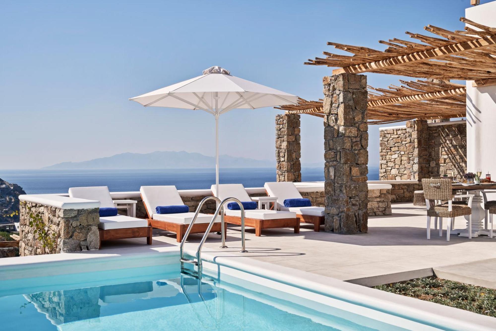 Katikies Villas Mykonos Elia  Exteriör bild