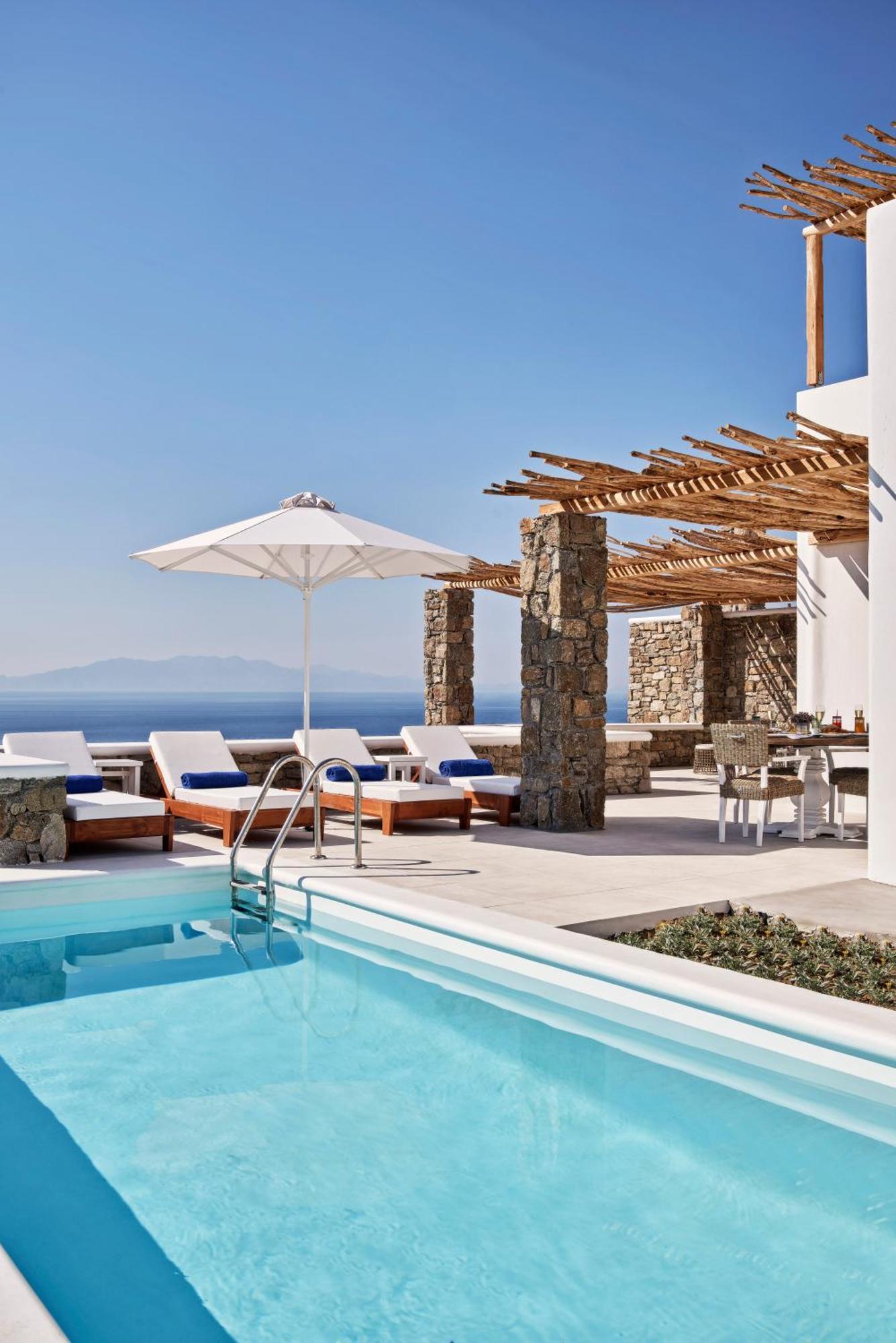Katikies Villas Mykonos Elia  Exteriör bild